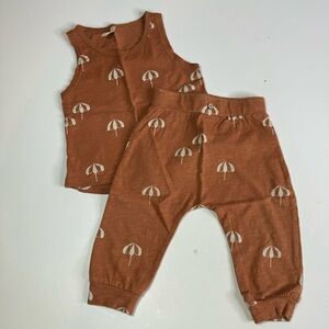 Rylee + Cru Umbrella Outfit Set Size 6-12 Months